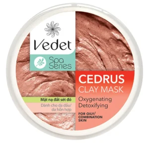Mặt nạ đất sét Vedette Cedrus Clay Mask giúp thúc đẩy quá trình hấp thụ dưỡng chất, ngăn ngừa mụn đầu đen hiệu quả