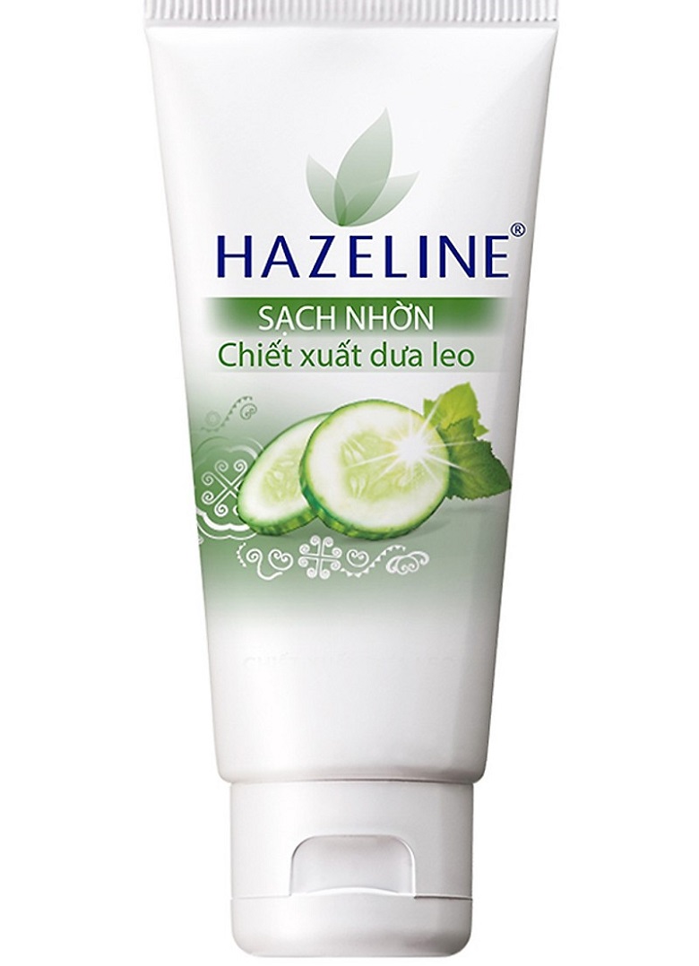 Sữa rửa mặt Hazeline Dưa Leo giúp sạch nhờn và làm sạch da chuyên sâu, với thành phần chính là dưa leo cấp ẩm, giúp da luôn căng mịn
